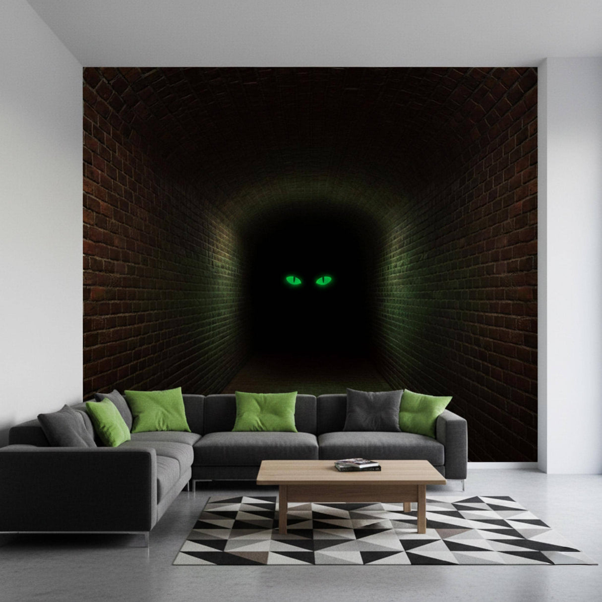 Additional product detail of 3D Mystery Tunnel Wall Decal.