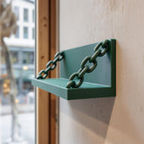 Product gallery view of 3D Printed Industrial Chain Wall Shelf.