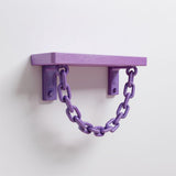 Product gallery view of 3D Printed Pastel Chain Wall Shelf.