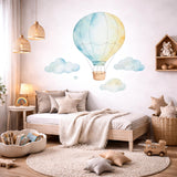Alternate product view of Blue Air Balloon Wall Decal.