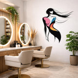 Alternate product view of Abstract Woman Wall Art.