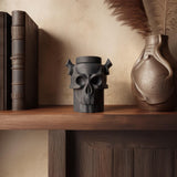 3D Printed Gothic Skull Pet Urn shown in the product image.