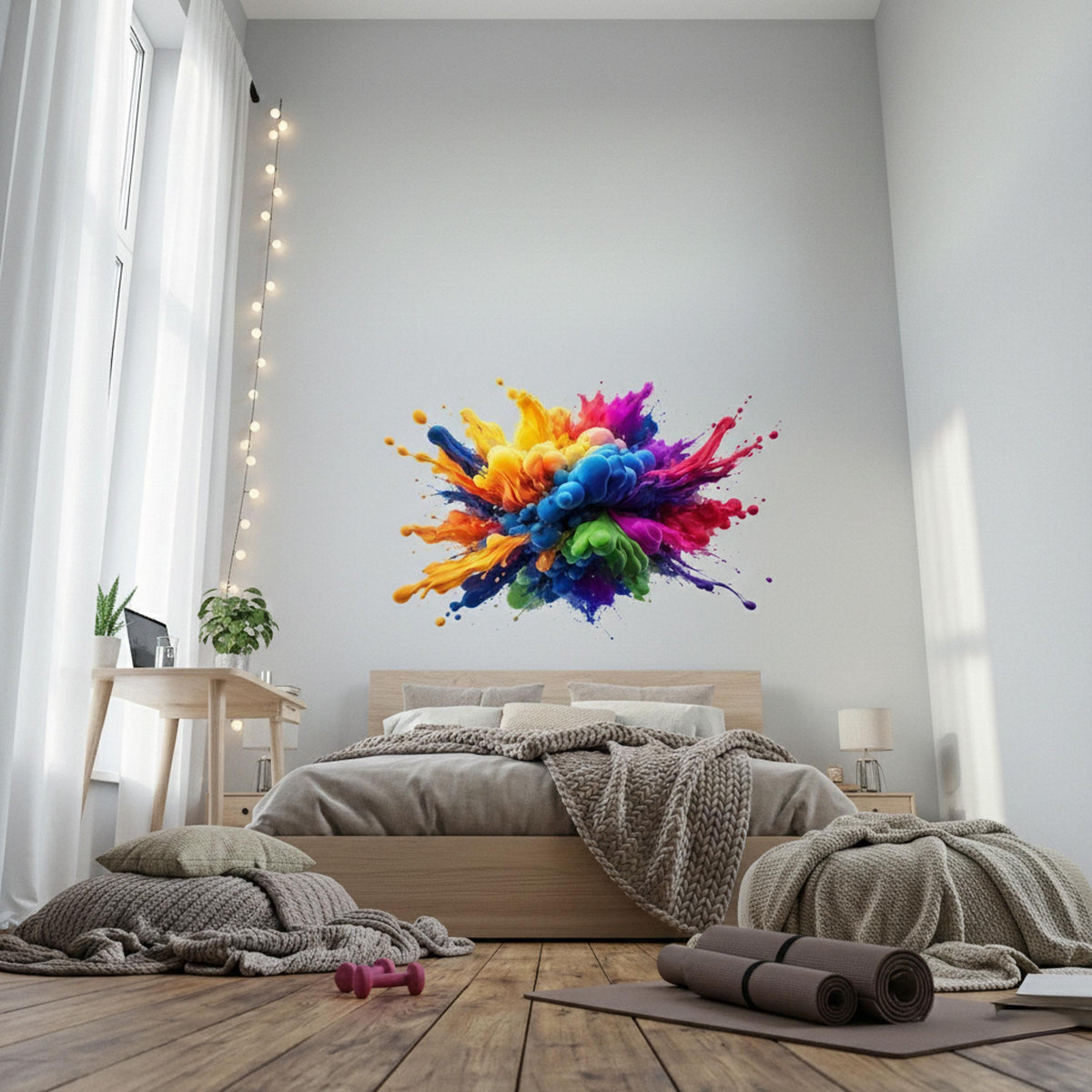 Product gallery view 2 of 3D Paint Explosion Decal.
