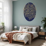 Alternate gallery view of Gold Filigree Orchid Decal.