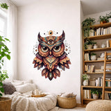 Alternate product view of Mystical Owl Wall Decal.