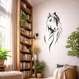 Product view of Minimalist Horse Decal.