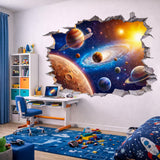 Additional product view of 3D Galaxy Wall Decal.