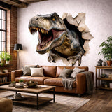 Alternate product presentation of 3D T-Rex Wall Decal.