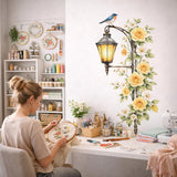 Additional product detail of Floral Street Lamp Decal.