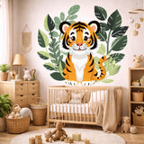 Alternate product view of Baby Tiger Wall Decal.