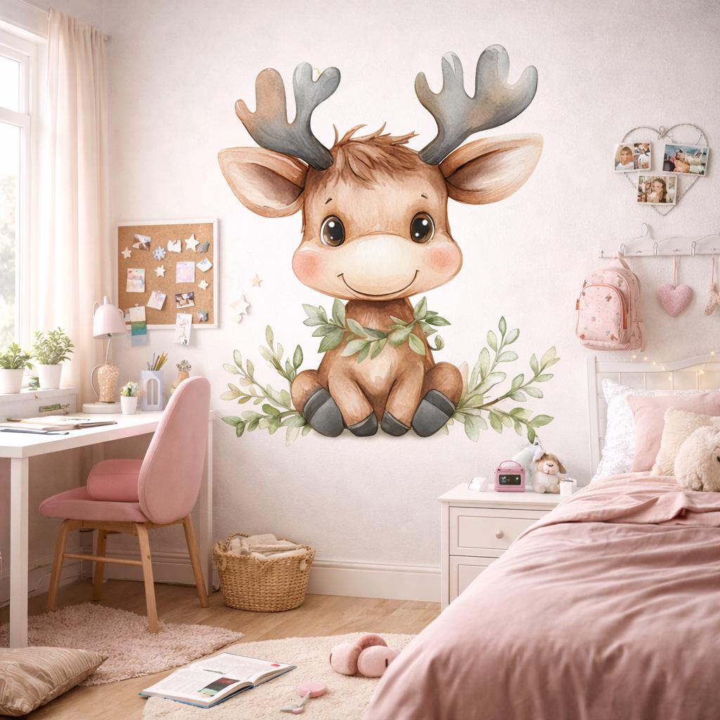 Alternate gallery view of Baby Reindeer Wall Decal.