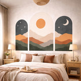 Product detail view of Boho Mountain Decal.