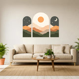 Product presentation view of Boho Mountain Decal.