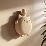 Product gallery view of 3D Printed Cat Dry Flower Wall Vase.