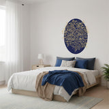 Product view of Gold Filigree Orchid Decal.
