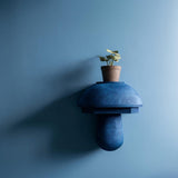 Product gallery view of 3D Printed Modern Mushroom Wall Shelf.