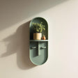 3D printed arched niche wall shelf with minimalist display alcove