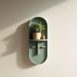 3D printed arched niche wall shelf with minimalist display alcove