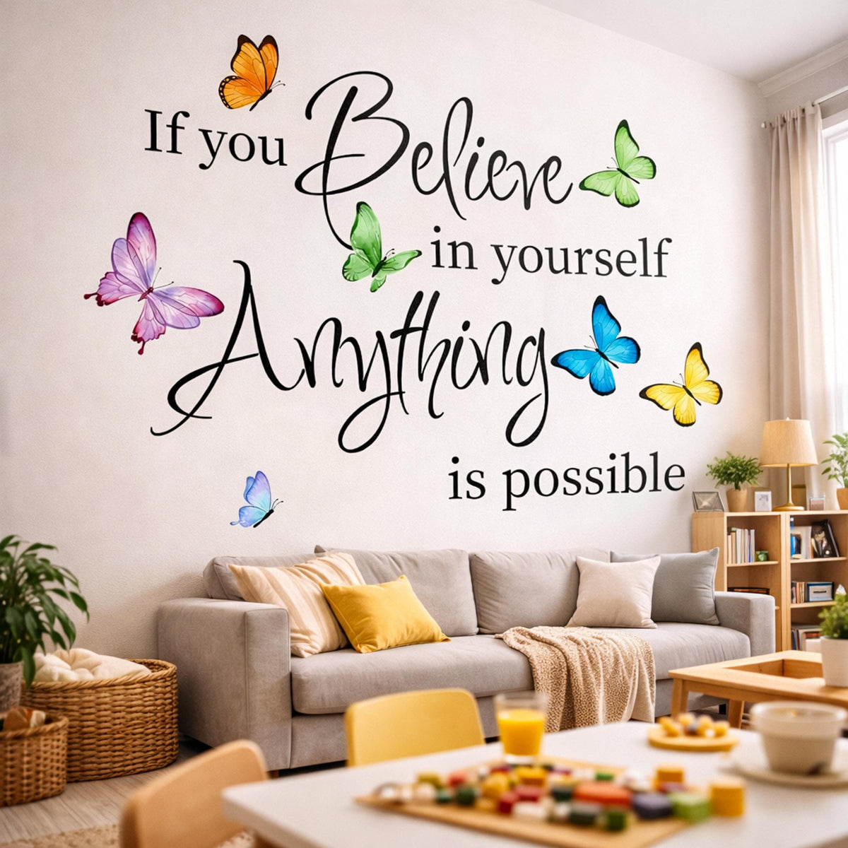 Additional product detail of Butterfly Wall Decal.