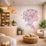 Sea Turtle Wall Decal displayed in a room setting.