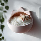 Product gallery view of 3D Printed Crown Wall Cat Bed.