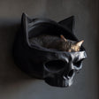 3D Printed Skull Wall Cat Bed shown in the product image.