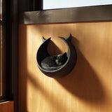 3D Printed Crescent Moon Wall Cat Bed shown in the product image.