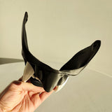 Additional gallery image of 3D Printed Two-Color Oni Half Face Mask.