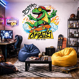 Alternate gallery view of Skateboarding T-Rex Decal.
