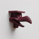 Product gallery view of 3D Printed Beaked Creature Wall Shelf.
