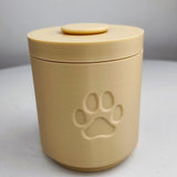 Alternate product view of Cylindrical Pet Memorial Urn.