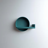 Alternate product view of 3D Printed Round Wall Shelf with Side Stopper.