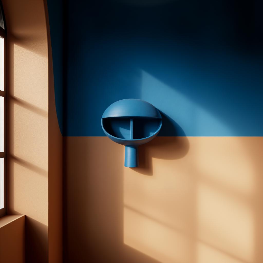 Alternate product view of 3D Printed Dome Niche Wall Shelf.