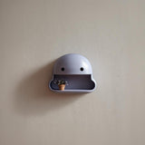 Product gallery view of 3D Printed Kawaii Face Wall Shelf.