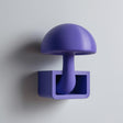 3D printed mushroom cubby wall shelf with open toadstool-shaped display niche