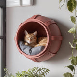 Alternate gallery view of 3D Printed Barrel Wall Cat Bed.