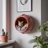 Additional product view of 3D Printed Barrel Wall Cat Bed.