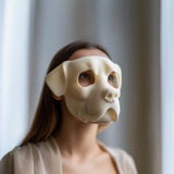 Alternate product view of 3D Printed Bulldog Face Costume Mask.