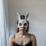 Additional product view of 3D Printed Bunny Costume Mask.