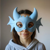 Product detail view of 3D Printed Horned Dragon Costume Mask.