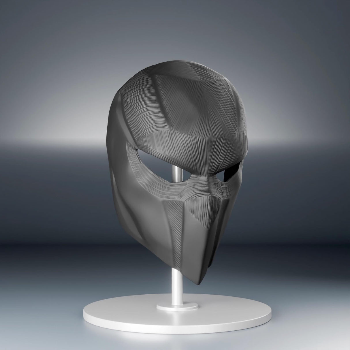 Additional product detail of 3D Printed Futuristic Tactical Face Mask.