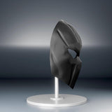 Product presentation view of 3D Printed Futuristic Tactical Face Mask.
