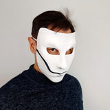 Additional product detail of 3D Printed Smiling Phantom Cosplay Mask.
