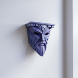 Alternate product view of 3D Printed Guardian Mask Wall Shelf.