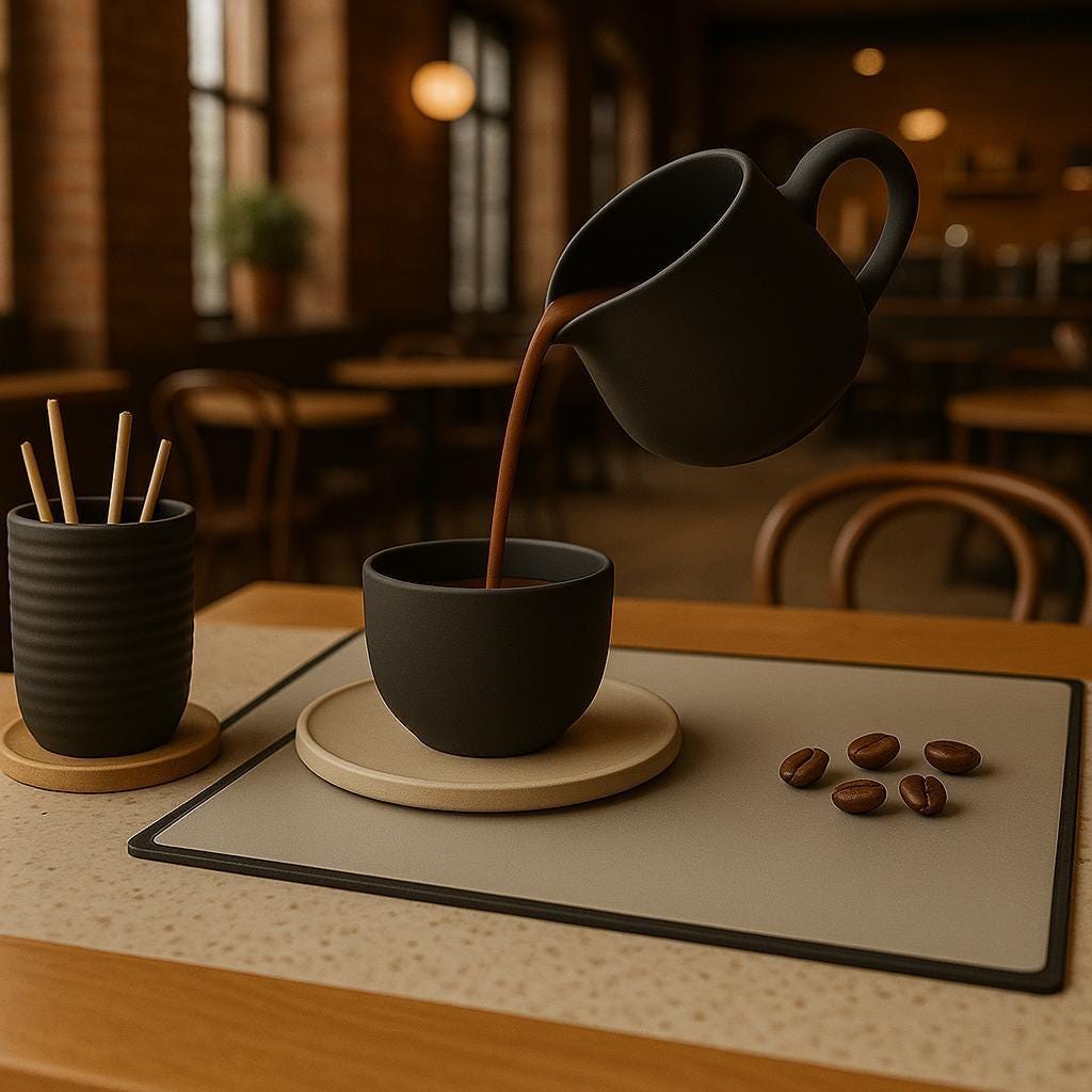 Product gallery view 16 of Floating Coffee Pour Sculpture.