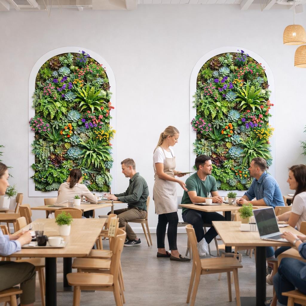 Product gallery view 12 of Succulent Wall Decal.