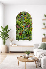 Additional product detail of Succulent Wall Decal.