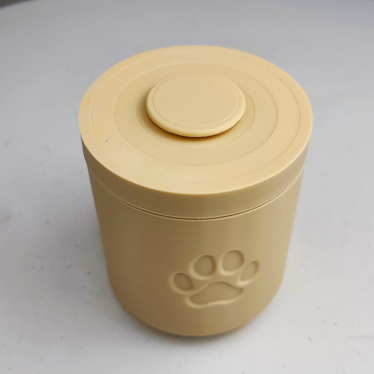 Product gallery view of Cylindrical Pet Memorial Urn.