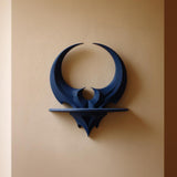 Alternate gallery view of 3D Printed Horned Crescent Wall Shelf.