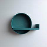 Product gallery view of 3D Printed Round Wall Shelf with Side Stopper.